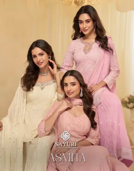 Asmita By Sayuri Georgette Readymade Suits Wholesale Shop In Surat